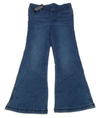 Nové - tmavomodré flare džegíny Dunnes