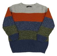 Barevný pruhovaný svetr George