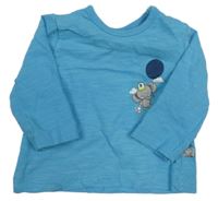 Modré triko se slonem Liegelind