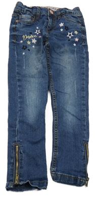 Tmavomodré rifle s hvězdami Kiki&Koko