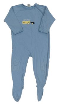 Modrý overal s dodávkou 