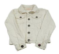 Bílá riflová crop bunda Lipsy London