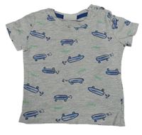 Šedé tričko se skejty Impidimpi