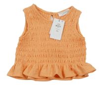 Nové - Meruňkový strukturovaný top Primark