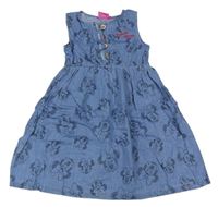 Modré lehké riflové šaty s Minnie zn. Disney