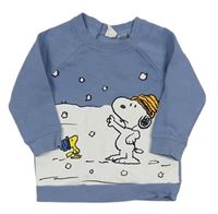 Modrošedá mikina se Snoopym H&M