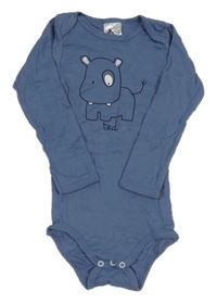 Světlemodré body s hrošíkem Papagino 