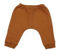 Skořicové prošívané tepláky Next 