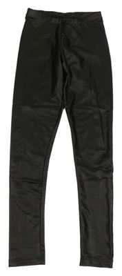 Černé potažené legíny Zara