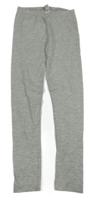 Šedé melírované legíny Tu