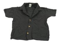 Tmavošedá tepláková propínací vesta H&M