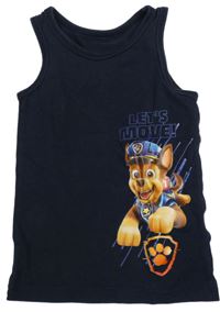 Tmavomodré tílko s Chasem C&A