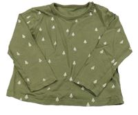 Khaki triko se stromečky Tu