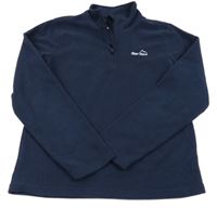 Tmavomodrá fleecová funkční mikina s logem Peter Storm