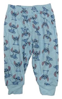 Světlemodré melírované tepláky se Stitchem PRIMARK
