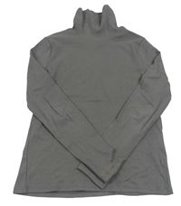 Šedý žebrovaný rolák H&M