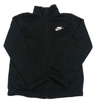 Černá sportovní propínací mikina s logem Nike