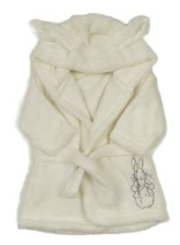 Smetanový chlupatý župan s králíkem a kapucí - Peter Rabbit Mothercare