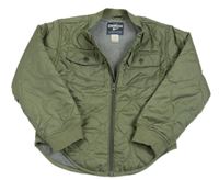 Khaki prošívaná šusťáková zateplená bunda OshKosh