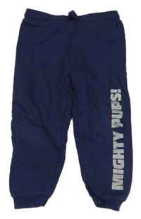 Tmavomodré tepláky s nápisem - Paw Patrol Lefties