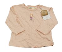 Nové - Růžové triko s dívkou Sfera