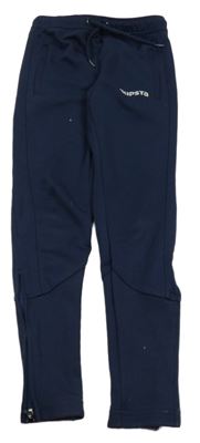 Tmavomodré sportovní funkční tepláky Kipsta