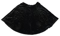 Černá sametová sukně New Look