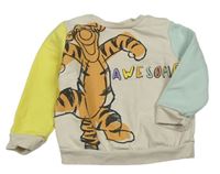Smetnaovo-modro-žlutá mikina s tygrem a nápisem zn. Disney