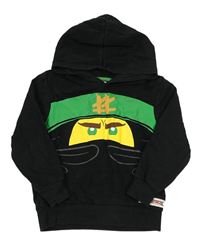 Černá mikina s potiskem - Lego Ninja a kapucí H&M