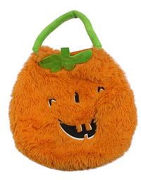 Oranžová chlupatá taška - dýně 