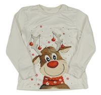 Bílé thermo triko se sobem 