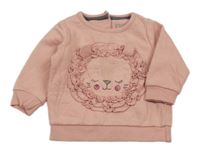 Růžová mikina s lvem F&F