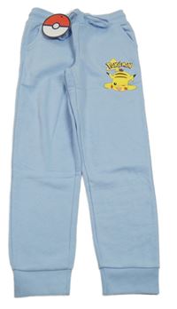Nové - světlemodré tepláky s Pikachu Primark