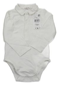 Nové - bílé body s límečkem Mango