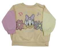 Meruňkovo-žluto-lila mikina s Daisy zn. George