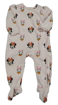 Světlerůžový sametový overal s Minnie a Daisy C&A