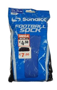 Nové - Tmavomodré fotbalové ponožky Sondico vel. 33-39