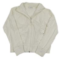 Bílá plátěná crop jarní bunda Pocopiano