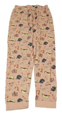 Růžové pyžamové kalhoty - Harry Potter 