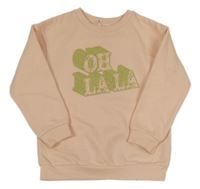 Růžová mikina s nápisem z flitrů River Island