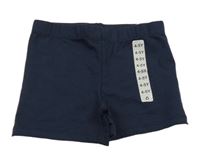 Nové - tmavomodré elastické kraťasy Dunnes