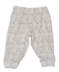Bílo-hnědé tepláky se slony River Island