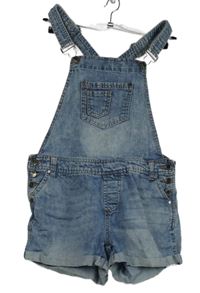 Dámské světlemodré riflové laclové kraťasy Denim 