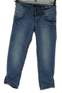 Dámské světlemodré capri rifle Tally Weijl vel. 32