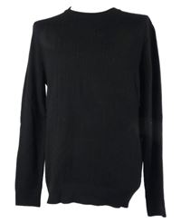 Pánský černý vzorovaný svetr H&M