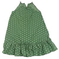 Khaki puntíkaté šaty Shein