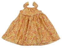 Bílo-oranžovo-růžové šaty Matalan
