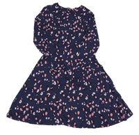Tmavomodré šaty s flíčky George