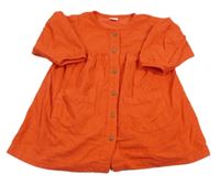 Červené manšestrové propínací šaty Next