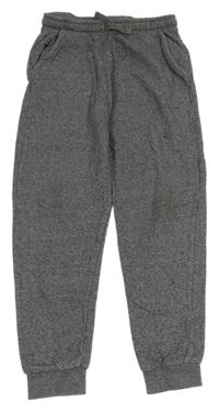 Tmavomodro-bílé melírované tepláky M&S